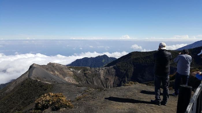 Du haut du volcan Irazu, nous 