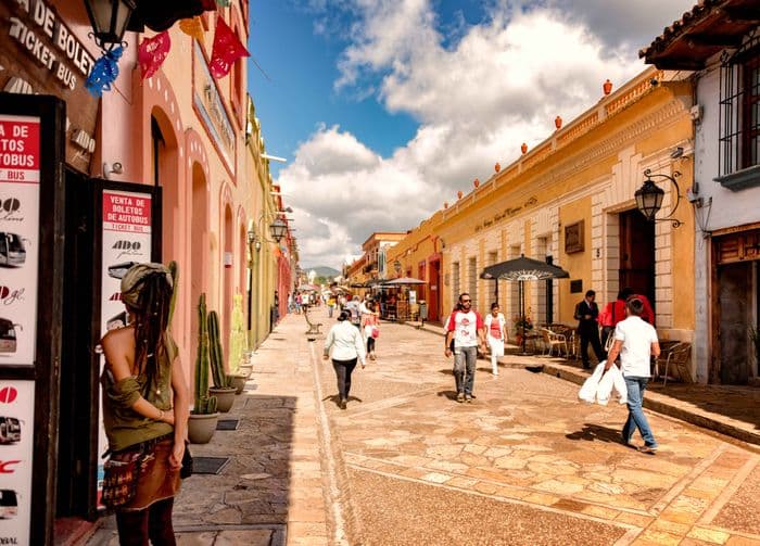 san cristobal de las casas street mexico chiapas